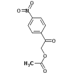 结构式 CAS# 65921-30-4, 2-(4-硝基苯基)-2-氧代乙基乙酸酯