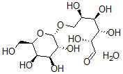 结构式 CAS# 66009-10-7, 6-O-alpha-D-吡喃半乳糖基-D-葡萄糖单水合物
