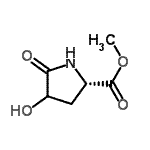 CAS 登录号：660397-17-1， 甲基4-羟基-5-氧代-L-脯氨酸酯