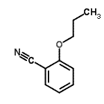 结构式 CAS# 6609-58-1, 2-丙氧基苯甲腈