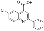 结构式 CAS# 6633-62-1, 6-氯-2-苯基喹啉-4-羧酸