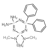 CAS 登录号：6633-82-5， 2,2-二氨基-4,4-二(二甲基氨基)-2,2,4,4,6,6-六氢-6,6-二苯基环三磷腈