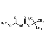 structure of CAS# 66389-76-2, Methyl 2-methyl-2-propanyl imidodicarbonate;Iminodicarboxylic acid tert-butyl methyl ester;IMINODICARBOXYLICACIDTERT-BUTYLMETHYLESTER;tert-Butyl Methyl Iminodicarboxylate