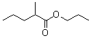structure of CAS# 6639-14-1, 2-Methyl-Pentanoic Acid Propyl Ester;2-Methylpentanoic Acid Propyl Ester;2-Methylvaleric Acid Propyl Ester;Nsc17877