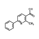 CAS 登录号：66416-49-7， 2-甲基-6-苯基烟酸