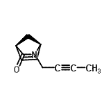CAS 登录号：666256-77-5， (1S,4R)-2-(2-丁炔-1-基)-2-氮杂双环[2.2.1]庚-5-烯-3-酮