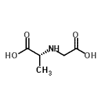 CAS 登录号：66642-87-3， N-(羧甲基)-D-丙氨酸