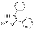 structure of CAS# 6670-13-9, 4,5-Diphenyl-2(3H)-Oxazolethione;Sr-01000636474-1;St5308478;Sbb007600
