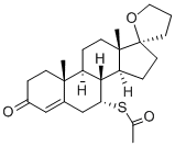 CAS#: 6673-97-8， (7a,17b)-7-(Acetylthio)-4',5'-Dihydro-Spiro[Androst-4-Ene-17,2'(3'H)-Furan]-3-One