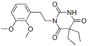 CAS 登录号：66940-77-0， 5,5-二乙基-1-(2,3-二甲氧基苯乙基)巴比妥酸