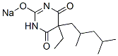 CAS 登录号：66941-16-0， 5-(2,4-二甲基戊基)-5-乙基-2-钠氧基-4,6(1H,5H)-嘧啶二酮