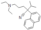 CAS 登录号：6699-18-9， alpha-[3-(二乙基氨基)丙基]-alpha-(1-甲基乙基)-1-萘乙腈