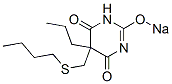 CAS#: 67050-77-5， 5-(Butylthiomethyl)-5-Propyl-2-Sodiooxy-4,6(1H,5H)-Pyrimidinedione