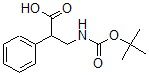structure of CAS# 67098-56-0, 3-Tert-Butoxycarbonylamino-2-Phenyl-Propionic Acid;3-TERT-BUTOXYCARBONYLAMINO-2-PHENYL-PROPIONIC ACID;BOC-(R, S)-3-AMINO-2-PHENYLPROPIONIC ACID;(R,S)-BOC-3-AMINO-2-PHENYL-PROPIONIC ACID