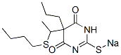 CAS 登录号：67114-20-9， 5-[1-(丁基硫代)乙基]-5-丙基-2-钠硫基-4,6(1H,5H)-嘧啶二酮