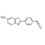 CAS 登录号：67229-93-0， 2-(4-异氰酸苯基)-6-甲基-1,3-苯并噻唑