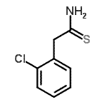 结构式 CAS# 673476-96-5, 2-(2-氯苯基)硫代乙酰胺