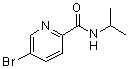 结构式 CAS# 673485-54-6, 5-溴-N-异丙基-2-吡啶甲酰胺