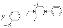 CAS#: 67351-20-6， 1-(3,4-Dimethoxyphenethyl)-4-Phenyl-2,2,6-Trimethylpiperazine