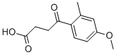 structure of CAS# 67405-48-5, 4-(4-Methoxy-2-Methyl-Phenyl)-4-Oxo-Butyric Acid;4-(4-Methoxy-2-Methyl-Phenyl)-4-Oxo-Butanoic Acid;4-Keto-4-(4-Methoxy-2-Methyl-Phenyl)Butyric Acid;Mls000521437