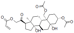 CAS#: 67463-05-2， (14beta,17R)-3beta,5beta,14,19,21-Pentahydroxypregnan-20-One 21-Acrylate 3,19-Diacetate