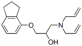 CAS 登录号：67465-83-2， 1-(二烯丙基氨基)-3-(4-茚满基氧基)-2-丙醇