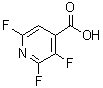 结构式 CAS# 675602-92-3, 2,3,6-三氟-4-吡啶羧酸