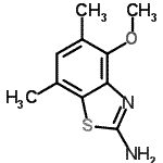 CAS#: 67618-06-8， 4-Methoxy-5,7-dimethyl-1,3-benzothiazol-2-amine