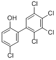 结构式 CAS# 67651-36-9, 2-羟基-2',3',4',5,5'-五氯联苯