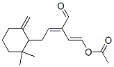 CAS 登录号：67656-42-2， [(1E,3E)-5-(2,2-二甲基-6-亚甲基环己基)-3-甲酰基戊-1,3-二烯基]乙酸酯