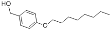 structure of CAS# 67698-68-4, 4-Octyloxybenzyl Alcohol;P-Octyloxybenzyl Alcohol;4-Octyloxybenzyl Alcohol;Fr-1288