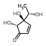 CAS 登录号：677751-80-3， (4R,5R)-4,5-二羟基-4-[(1S)-1-羟基乙基]-2-环戊烯-1-酮