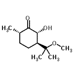 CAS 登录号：678159-63-2， (2R,3S,6S)-2-羟基-3-(2-甲氧基-2-丙基)-6-甲基环己酮