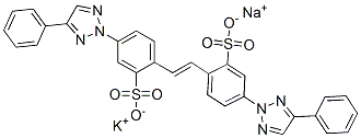 CAS#: 68057-99-8， Potassium Sodium 4,4'-Bis(4-Phenyl-2H-1,2,3-Triazol-2-Yl)Stilbene-2,2'-Disulphonate