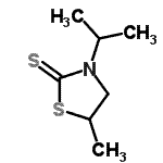 CAS 登录号：68058-08-2， 3-异丙基-5-甲基-1,3-噻唑烷-2-硫酮