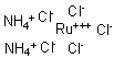 structure of CAS# 68133-88-0, Pentachloro-Ruthenate Ammonium (1:2);Diammonium Ruthenium(+3) Cation Pentachloride;Ruthenate(2-), Pentachloro-, Diammonium
