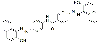 CAS 登录号：68155-72-6， 4-[(2-羟基-1-萘基)偶氮]-N-[4-[(2-羟基-1-萘基)偶氮]苯基]苯甲酰胺