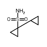 structure of CAS# 681808-44-6, 1-(cyclopropylmethyl)cyclopropane-1-sulfonamide;1-(cyclopropylmethyl)cyclopropane-1-sulfonamide