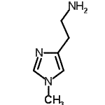 CAS 登录号：68236-25-9， 2-(1-甲基-1H-咪唑-4-基)乙胺
