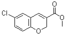 结构式 CAS# 68281-65-2, 6-氯-2H-1-苯并吡喃-3-羧酸甲酯