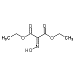 structure of CAS# 6829-41-0, Diethyl (Hydroxyimino)Malonate;diethyl (hydroxyimino)malonate;Diethyl 2-(hydroxyimino)malonate #;diethyl 2-(hydroxyimino)propane-1,3-dioate