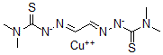 CAS#: 68340-93-2， Copper (II) Pyruvaldehyde Bis(N(4)-Dimethylthiosemicarbazone)