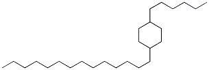 CAS#: 6836-34-6， 1-Hexyl-4-Tetradecyl-Cyclohexane