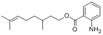 CAS#: 68555-57-7， Citronellyl Anthranilate