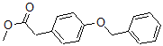 结构式 CAS# 68641-16-7, 4-(苯基甲氧基)-苯乙酸甲酯