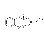 CAS 登录号：687128-41-2， (3aR,9aR)-2-乙基-2,3,3a,9a-四氢-1H-[1,4]苯并二氧杂环己并[2,3-c]吡咯