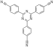 CAS 登录号：6876-34-2， 4,4',4''-(1,3,5-三嗪-2,4,6-三基)三苯甲腈