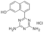 CAS 登录号：68911-97-7， 1-(2,4-二亚胺-1,2,3,4-四氢-1,3,5-三嗪基)-7-羟基萘盐酸盐