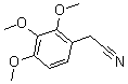 structure of CAS# 68913-85-9, 2,3,4-Trimethoxy-Benzeneacetonitrile;2-(2,3,4-Trimethoxyphenyl)Ethanenitrile;2,3,4-Trimethoxyphenylacetonitrile