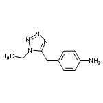 CAS 登录号：689251-72-7， 4-[(1-乙基-1H-四唑-5-基)甲基]苯胺